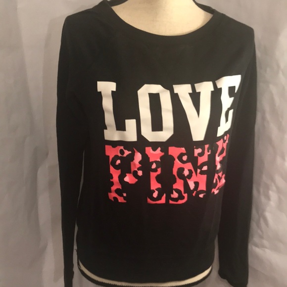 Victoria's Secret Tops - Victoria Secret Pink Sweatshirt Size Small
